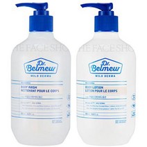 더페이스샵 닥터벨머 마일드 더마 바디 2종세트 (워시500ml+로션500ml)