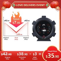 차량 속도계 hud 카플레이 모니터 autool x95 gps 수평 경사계 경사계 pmh kmh 자동차 나침반 피치 틸트 각도 고도 위도 경도, 없음