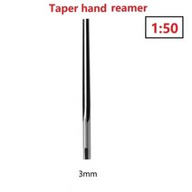 밀링공구 테이퍼 핀 핸드 리머 150 원뿔도 날카로운 수동 HSS M2 블레이드 생크 나선 CNC 도구, [01] 3mm, 1개