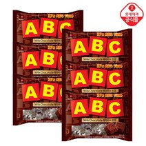 롯데 abc 밀크 초콜릿, 72g, 6개