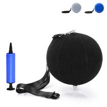 골프 교정기 스윙기 몸통 자세 그립 손목 밴드 초보자 골퍼를위한 팽창기 보조 교정 훈련이있는 새로운 스마트 풍선 임팩트 스윙 트레이너 볼, 검은 색