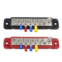 발통마켓 배터리 대전류 전원분배기 250A 12v-48v 자동차 화물차 카라반, 컬러분배기(블랙)