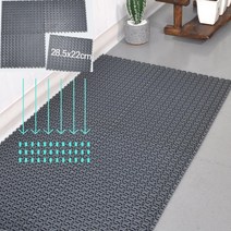 업소 출입구 먼지 수분제거 논슬립 현관매트 현관매트추천 현관깔판 물세척 풋매트 발매트, 그린