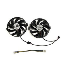 무소음 cpu 쿨러 공랭 팬 수냉식2개/대 XFX RX460 GPU VGA 쿨러 FY09010H12LPB/A 팬 Radeon Rx-460-2gb/4GB, 01 Black FDC10H12S9-C