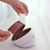 테이블 가구 가전제품 모서리 쿠션 충격 완화 보호 패드 테이프 200cm, 화이트