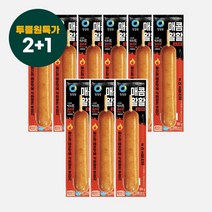 [2+1] 대상 청정원 안주야 매콤활활 소시지 80g 총 9개입 편의점 간식 핫바