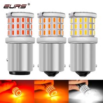 EURS 1pcs 1156 BA15S P21W LED Bau15s 1157 BAY15D P215W LED 라이트 자동차 방향 지시등 자동 램프 12V 24V 전구 화이트 레드, white+1156 ba15s