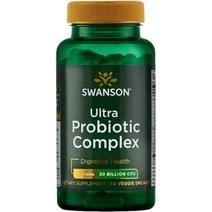 스완슨 Swanson Ultra Probiotic Complex 프로바이오틱스 300억 CFU 유산균 60정, x, 1개