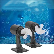 DC 브러시 수중 프로펠러 모터-엔진 스러스터 3-블레이드 DIY RC ROV 로봇 미끼 보트 잠수함 액세서리, [01] 1 PCS Random