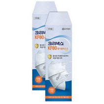 크리넥스 KF80 황사용 마스크 대형 20입 x 2, 20개입, 2개