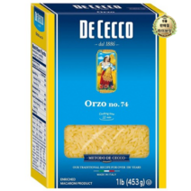 라이브잇 Dececco 오르조 NO.74 파스타, 6개, 453g