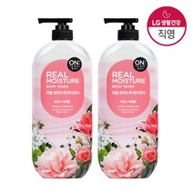 온더바디 리얼모이스처 피오니부케향 바디워시 900g X 2개, 단품