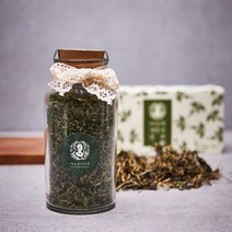 [약초밭아낙네] 어린잎 개똥쑥 잎차(유리병 40g 유기농), 포장없음