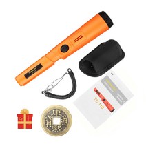금속 탐지기 tc-110 휴대용 휴대용 360 위치 막대 ip68 정확한 소리 진동, 협력사, 주황색