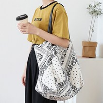 페이즐리 빅 숄더백(아이보리) 에코백 _ 30690EA