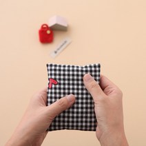 [DIY키트 패키지] (동영상설명) 핫팩파우치만들기 핫팩주머니 팥주머니만들기 커버세트(팥은포함안됨), 블루숲속세상