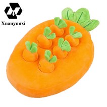 Xuanyunxi버섯 뽑기 애완동물 재미 이빨 가는 장난감1+1, 라지 당근(32*32cm)