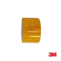 3M 프리즘형 반사테이프 48mm 황색 피난유도선 안전표시판