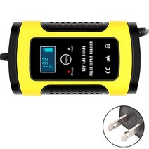 범용 6A 12v 지능형 스마트 오토바이 차량용 배터리 펄스 충전기 수리 유형 납 산성, 02 US Plug