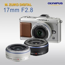 올림푸스 M.ZUIKO DIGITAL 17mm F2.8 [UV필터 증정] PEN 전용 팬케이크 단렌즈 k, 국산MCUV필터 변경