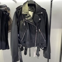 [KYO컴퍼니] ZARA 여성 캐주얼 라이더자켓 가죽자켓 블랙 데일리룩
