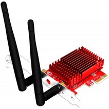 Windows 7 8 8.1 10 서버 시스템 데스크탑 PC 용 FebSmart PCI Express WiFi Bluetooth 어댑터-2.4GHz 300Mbps 5GHz867Mbps-Bl, 단일옵션