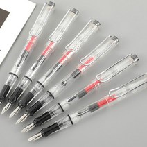 스퀘어닙 만년필 6종 이탤릭체 캘리그라피 1.1mm, 색상, 만년필 펜촉굵기