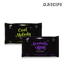[디레시피] 데오퍼퓸티슈 향기나는 물티슈 파우치 (15매), 쿨 멜로디 데오퍼퓸티슈 (15매), 1개