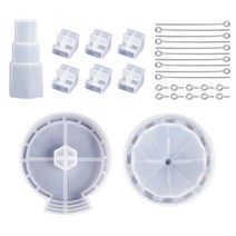 DIY 크리스탈 에폭시 수지 금형 3D 회전 목마 말 보석 실리콘 홈 장식 비행 의자 주물, 02 Whirling Chair Mold