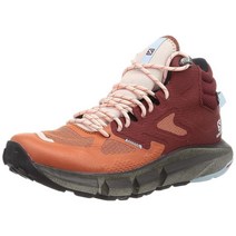 Salomon 여성용 Predict Hike MID 고어텍스 하이킹 부츠 여성용 크리스탈 블루/오렌지/레드 270mm(미국 사이즈 10)165071