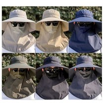 남성15cm 와이드 썬캡 여름휴가모자 남성모자 야외모자 자외선모자, 03 액티비티 밀리터리 자외선차단(블루카모)B