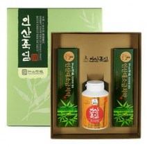 인산죽염 3회 죽염 설선물세트 (치약2+3회죽염 300g)