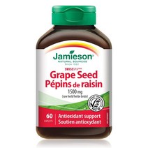 자미에슨 포도씨 추출물 그레이프시드 Jamieson Grape Seed 1500 mg 60정