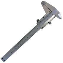 (수동 버니어 캘리퍼스 스텐) 150mm 15cm 노기스 측정자 스틸자 자동
