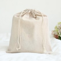 디더스트백 08 무지 삼베 면 주머니 50장, 화이트 9호_30X40(50장)