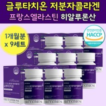 달톤 낮은 저분자 콜라갠 비타민C 글루 타치온 그루 글로 콜러겐 하일루로산 시니어 노인