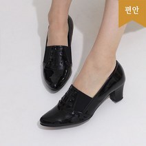 사임당슈즈 5cm 에나멜 편안한 스판 펌프스 111939