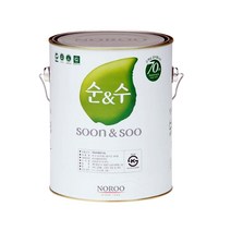 노루페인트 순앤수100 내부용 수성페인트 18L 무광, 퍼플3