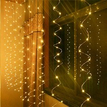 디작소 LED 드럼롱커튼 콘센트형 400구(DC타입), 백색
