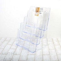 VEDANE A4꽂이 4단 리플릿꽂이, 단품
