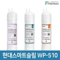 필터나라 현대 스마트 슬림 WP-510 정수기 필터 기본세트 프리미엄 호환필터