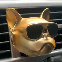 차량용 방향제 무광 리얼골드 프렌치 불독 디퓨저, 1개, 프렌치라벤더