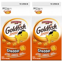 페퍼리지팜 골드피시 베이크드 스낵 크래커 체다, 2개, 850g