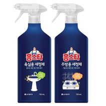 홈스타 욕실 세정제 750ml x 3 + 주방 세정제 750ml x 3