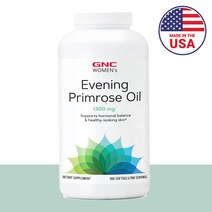 GNC 달맞이꽃종자유 감마리놀렌산 오메가6 여성용 1300mg 180캡슐 24주분 1개