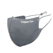 위너리스 착용감 좋은 마하트론 COPPER 구리 향균마스크 5개입, VIP_그레이M