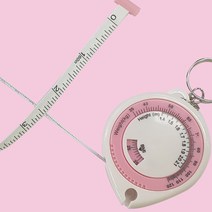피케이몰 1+1 비만도 측정 가능 다이어트 줄자 BMI 줄자 둘레 측정 1.5m, 단품