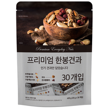 동우농산 프리미엄 한봉견과 30입 600g 1봉, 1