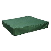 Sandpit 커버 접이식 Sandpit 방수 커버 야외 정원 놀이터 샌드 박스 옥스포드 천 소재 어린이 장난감, 150*150CM, 초록