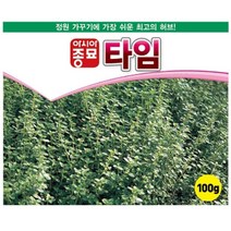 타임 1000립 허브씨 두리 씨앗 아시아종묘